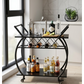 Vyraa Eclipse Rolling Bar Cart | bar trolley | bar cart on wheels