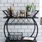 Vyraa Eclipse Rolling Bar Cart | bar trolley | bar cart on wheels