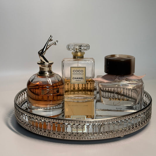 Vyraa Reflect Silver Vanity Tray