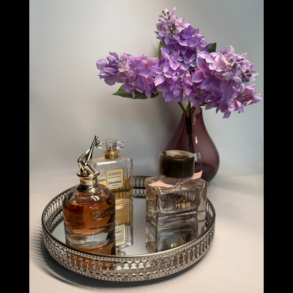 Vyraa Reflect Silver Vanity Tray
