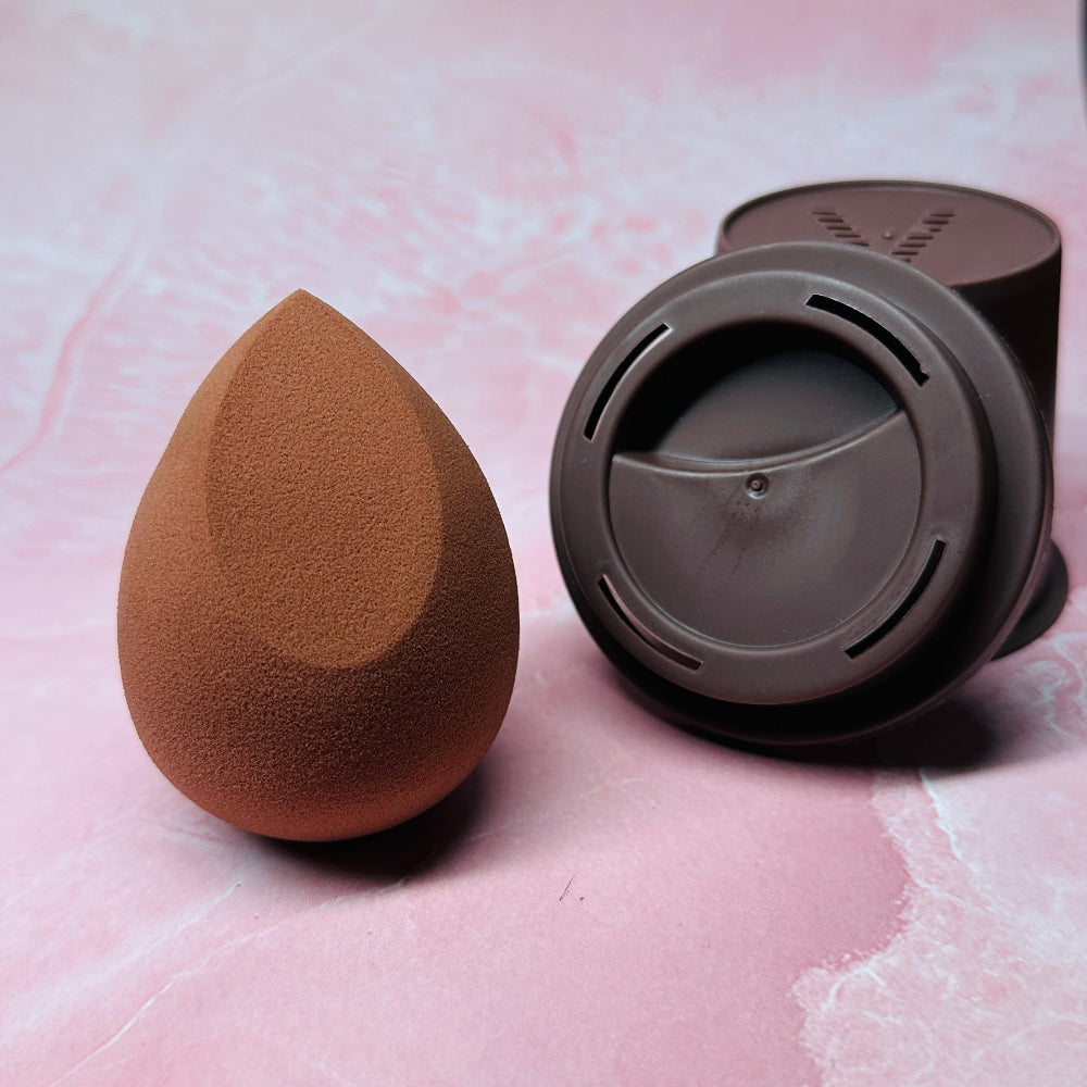 Vyraa BrewBlend Sponge -Cocoa | Non-Latex Beauty Blender